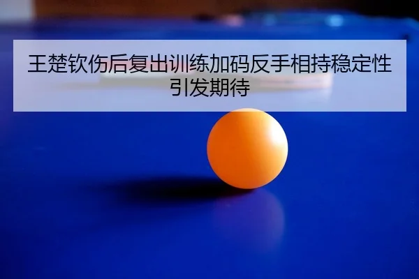 王楚钦伤后复出训练加码反手相持稳定性引发期待